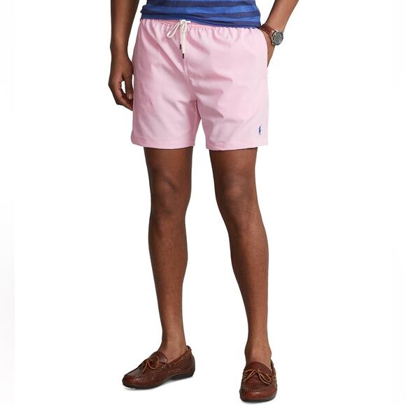 NEW Polo Ralph Lauren Men’s Traveler Swim Trunks Pink 5 3/4” Liner Size XXL - Picture 6 of 6